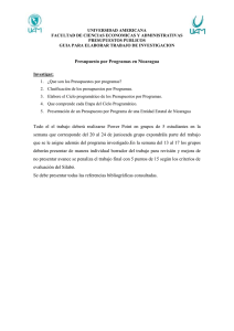 guia para investigar y exponer un presupuesto por programa