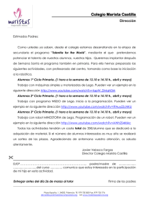 robótica en primaria