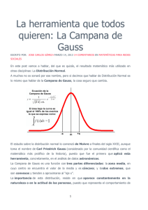 La campana de Gauss