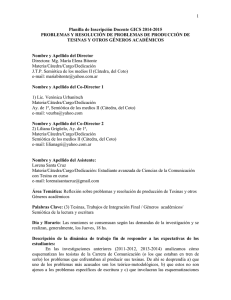 Reflexión sobre problemas y resolución de
