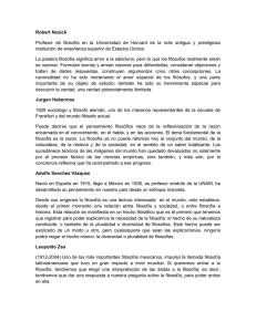 Robert Nozick institución de enseñanza superior de Estados Unidos.