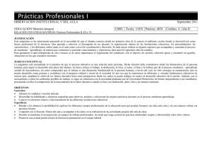 Prácticas Profesionales I