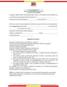 requisitos para revision y aprobacion de un anteproyecto