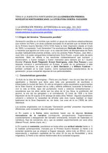 8. LA NARRATIVA NORTEAMERICANA