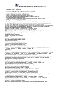 TALLER DE NIVELACIÓN GRADO DÉCIMO. Segundo periodo