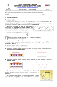Guia de ejercicios N° 1 Electricidad
