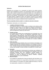 Estructura Molecular: Enlaces y Propiedades Químicas