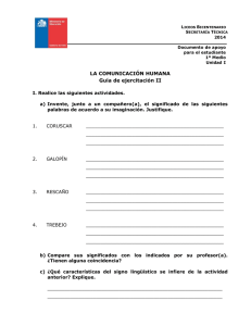 Guía de ejercicio 2 Lenguaje - Liceo Max Salas Marchán de Los