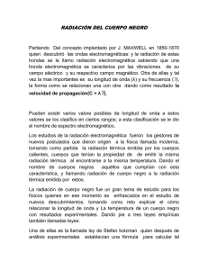RADIACIÓN DEL CUERPO NEGRO
