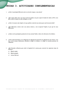 Actividades complementarias · Unidad 3