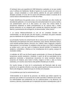 El riachuelo tiene una superficie de 2240 kilómetros cuadrados en