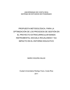 II. Esquema estructural de la propuesta