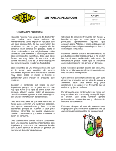 CH-004 Sustancias Peligrosas