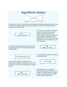 Equilibrio iónico