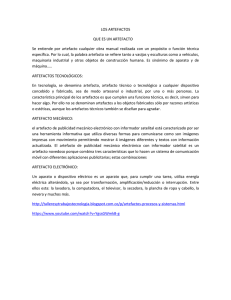 los artefactos