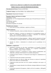 Perfil de Historia - Liceo Naval Almirante Brown