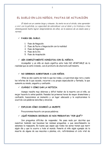 pautas duelo en niños - Gobierno de Canarias