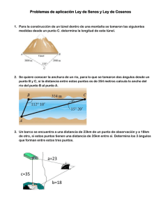 Ley de Senos y Cosenos: Problemas de Aplicación