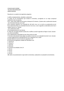 COLEGIO SAINT GEORGE TALLER DE RECUPERACION GRADO
