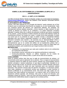 XIX Verano de la Investigación Científica y Tecnológica del Pacífico  JURISPRUDENCIA