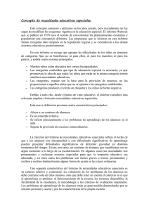 Necesidades Educativas Especiales: Concepto y Evolución