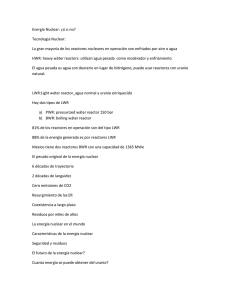 Energía Nuclear: ¿sí o no? Tecnologia Nuclear: