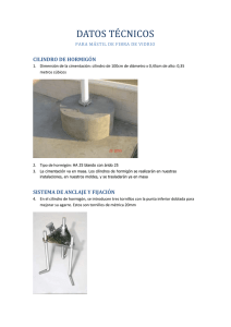 cilindro de hormigón