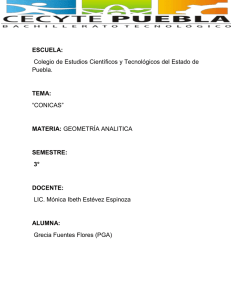 conica - portafolio de geometria analitica