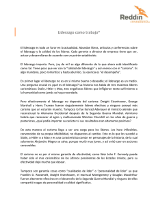 Liderazgo como trabajo