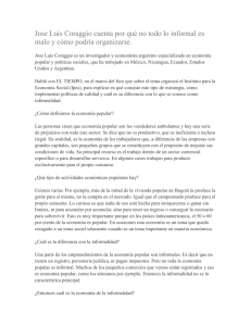 Coraggio. Por qué no todo lo informal es malo y cómo podría