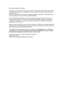 Estimados colegas de Canelones