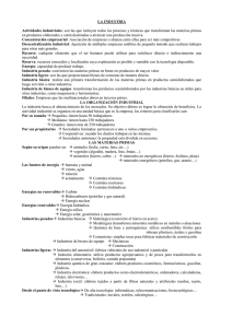 La industria y sus clases