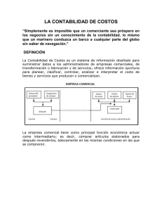 LA CONTABILIDAD DE COSTOS