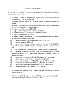 Ejercicio Flujo del Efectivo