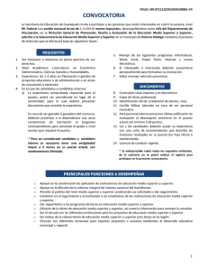 Jefe del Departamento de Vinculación