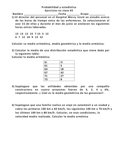 Ejercicios en clase #2 para el grupo 5H entregar