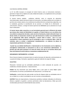 cultura del control interno