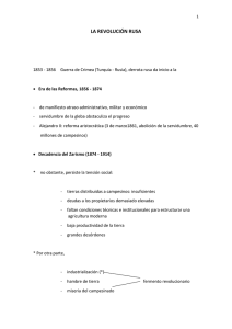 LA REVOLUCIÓN RUSA