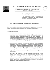 boletín informativo juntas y alegres