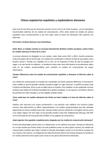 Chivos expiatorios españoles y explotadores