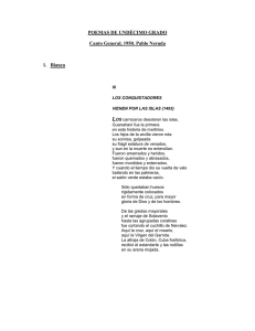 Poemas de Undécimo Grado: Pablo Neruda - Canto General