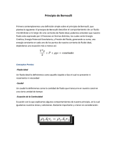 Principio de Bernoulli
