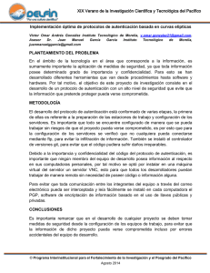 XIX Verano de la Investigación Científica y Tecnológica del Pacífico