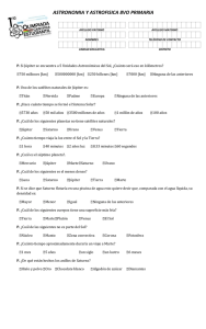 ASTRONOMIA Y ASTROFISICA 8VO PRIMARIA