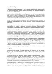 Aprendiendo a dirigir Alejandro Covarrubias
