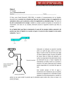 Teorema de Bernoulli: Física, Fluidos y Presión