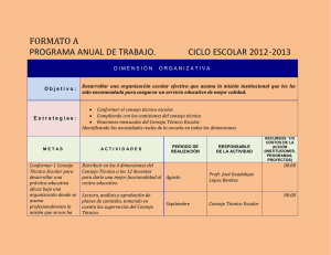 Dimensión Organizativa WEB.