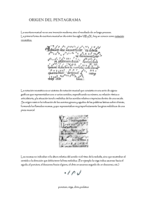origen del pentagrama
