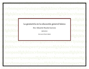 La geometría en la educación general básica