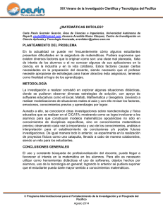 XIX Verano de la Investigación Científica y Tecnológica del Pacífico